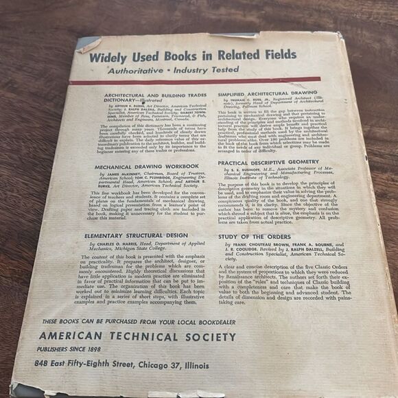 Architectural lettering for plans and ornamental design hardback book - Picture 4 of 7